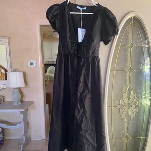 Hill House Black Midi Dress